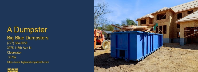 Waste Management Large Dumpster Rental