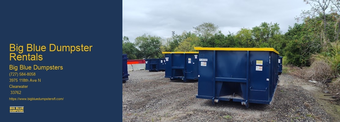 Large Dumpsters For Rent