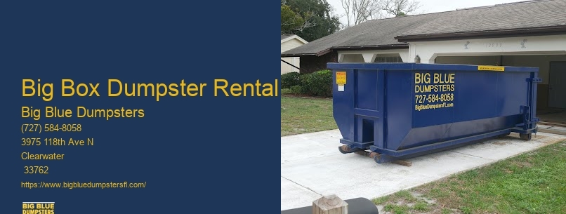 Big Box Dumpster Rental