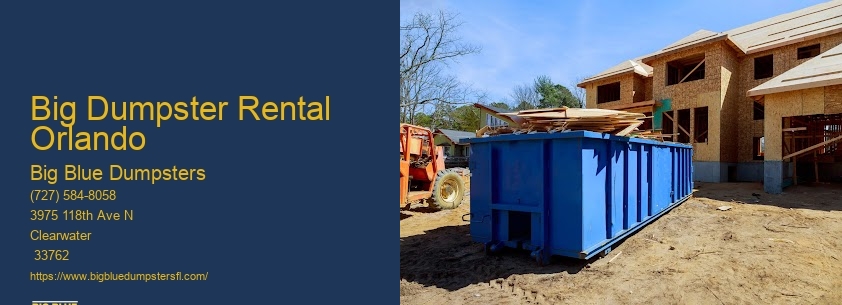 Largest Dumpster Rental