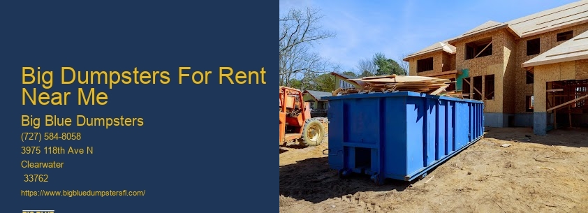 Large Commercial Dumpster