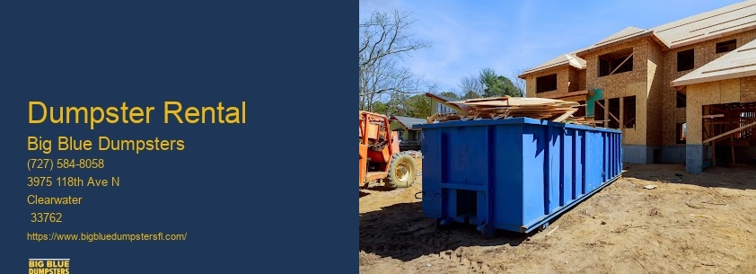 Large Trash Dumpster Rental Prices