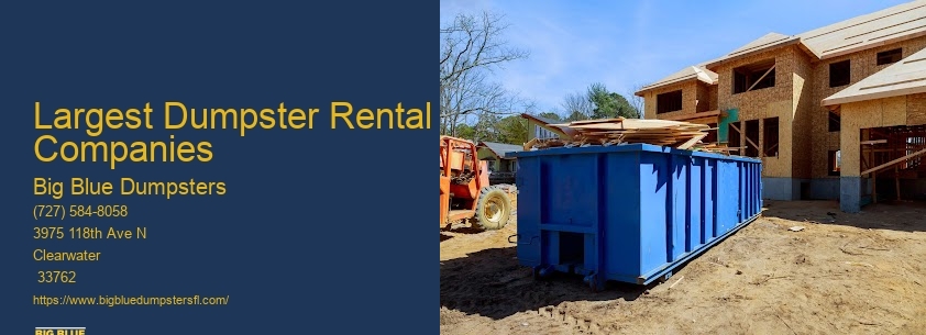 Large Dumpsters For Rent Near Me