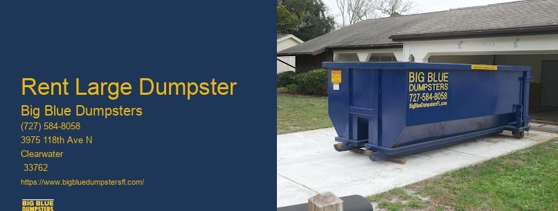 Rent Large Dumpster