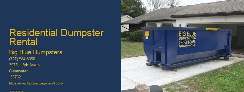 Residential Dumpster Rental